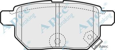 APEC BRAKING pad1578 -  Комплект тормозных колодок, дисковый тормоз